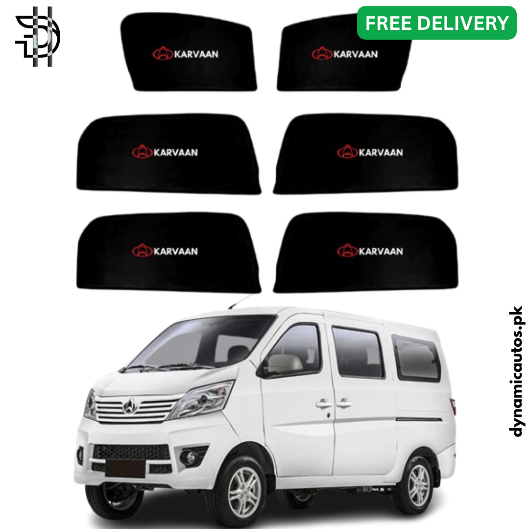 Changan Karvaan 2019–2025 Custom Fit Side Sunshades | 6pcs Set | Heat & Privacy Protection