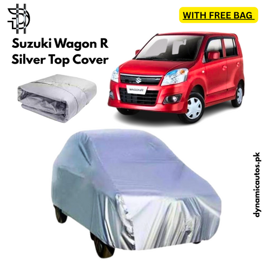 Suzuki Wagon R Model 2014-2025 Silver Parachute Top Cover | Custom Fit – Dust & Scratch Protection