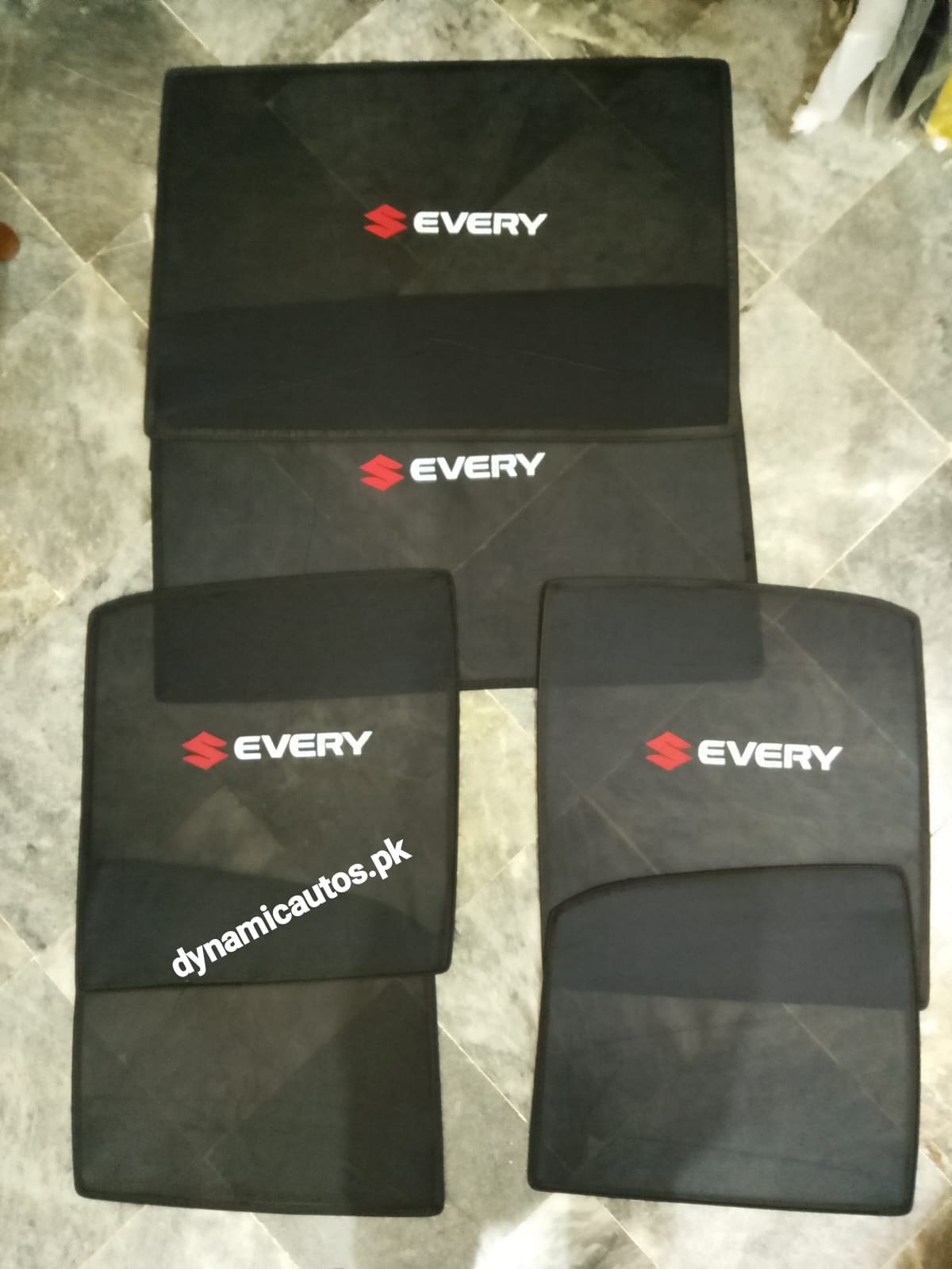 Suzuki Every Imported Old Model 2005–2014 Side Window Sunshades | 6Pcs Custom Fit | Heat Protection & Privacy