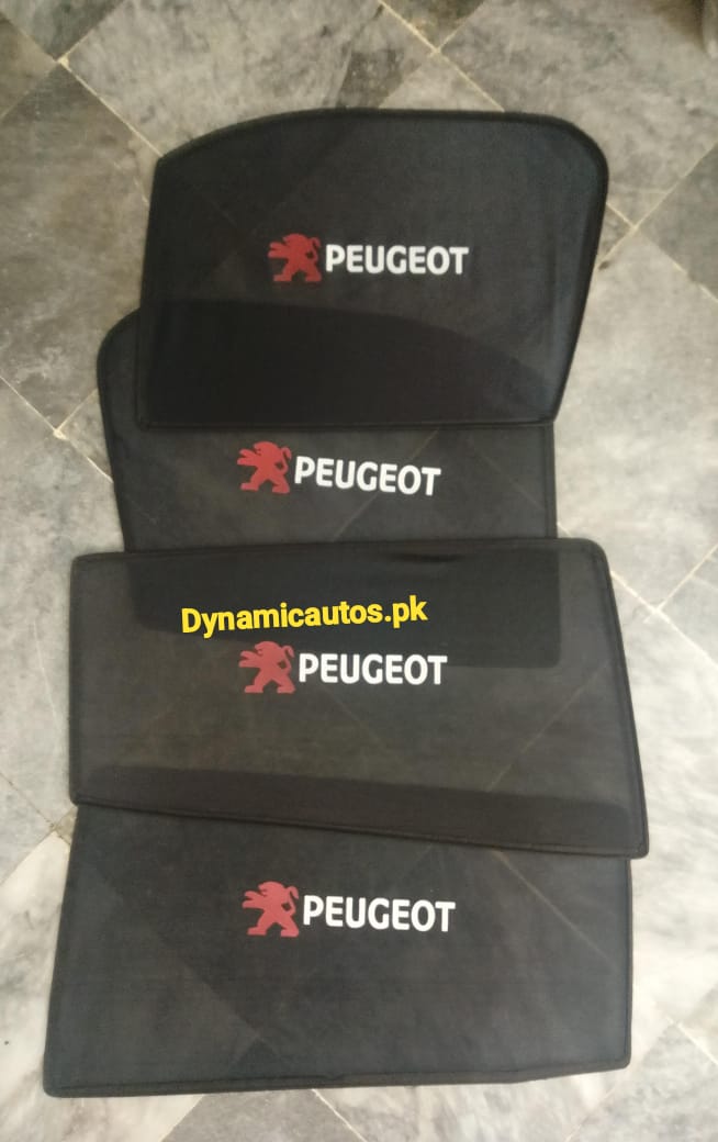 Peugeot 2008 Side Window Sunshades | Model 2022–2025 | Custom Fit – 4Pcs Set | Heat Protection & Privacy