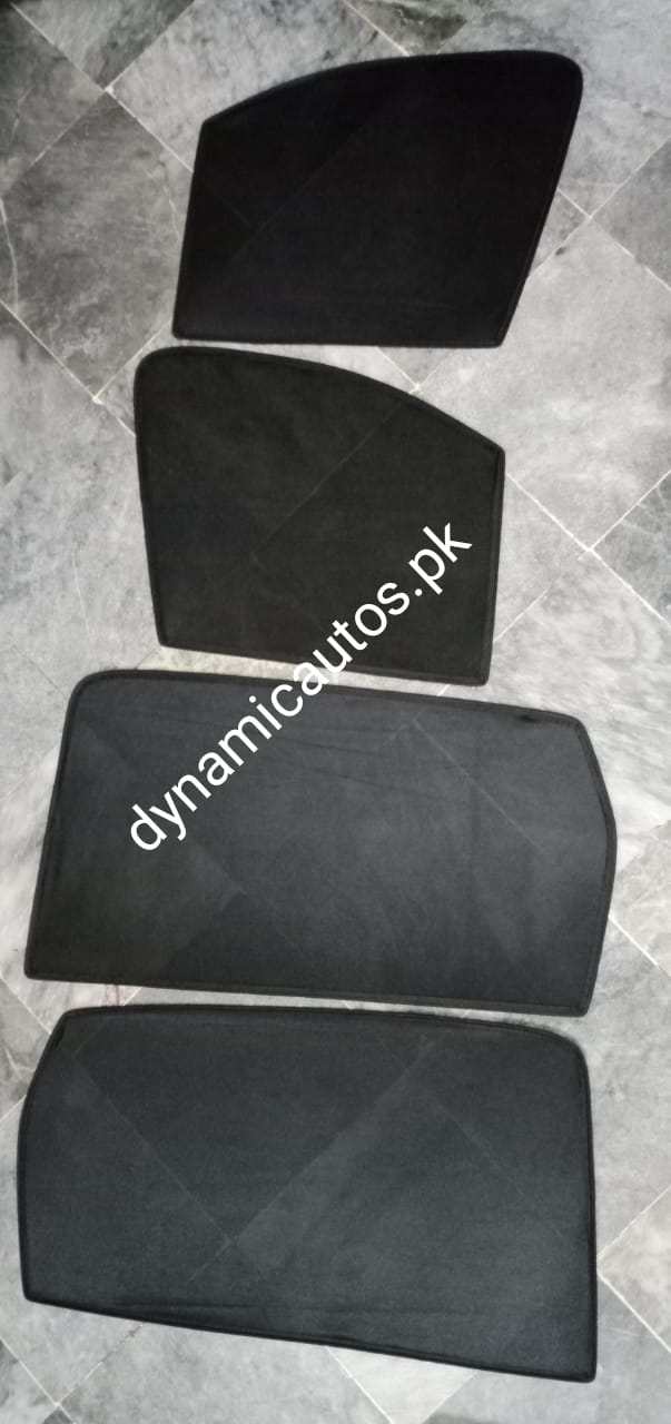 Hyundai Santa Fe Hybrid Model 2023–2025 Side Window Sunshades 4Pcs Set | Custom Fit Car Window Shades | Heat Protection & Privacy