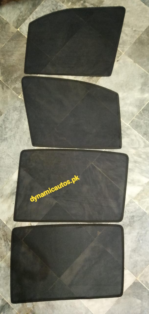 JAC T9 Hunter Side Window Sunshades | Model 2025 | 4Pcs Custom Fit | Heat Protection & Privacy