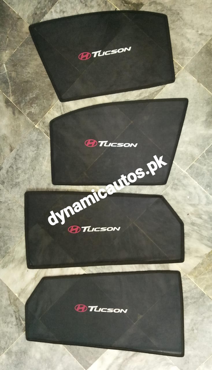 Hyundai Tucson Model 2020–2025 Side Window Sunshades 4Pcs Set | Custom Fit Car Window Shades | Heat Protection & Privacy