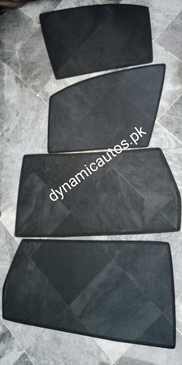 Honda BR-V Model 2017–2025 Side Window Sunshades 4Pcs Set | Custom Fit Car Window Shades | Heat Protection & Privacy