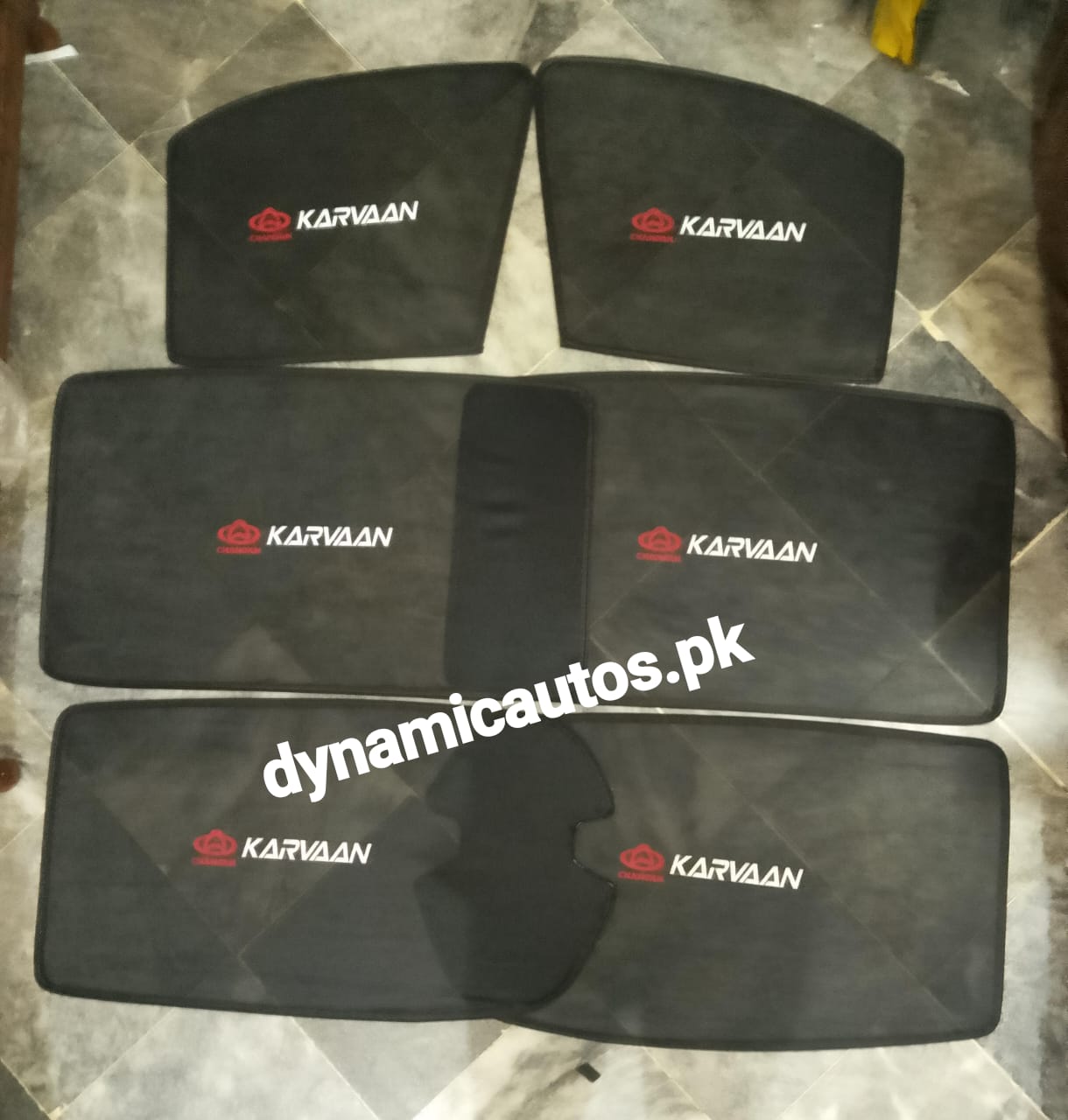 Changan Karvaan 2019–2025 Custom Fit Side Sunshades | 6pcs Set | Heat & Privacy Protection