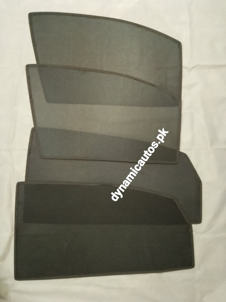 Toyota Prius Side Window Sunshades | Model 2004–2009 | Custom Fit Car Window Shades | Heat & Privacy Protection | 4pcs Set